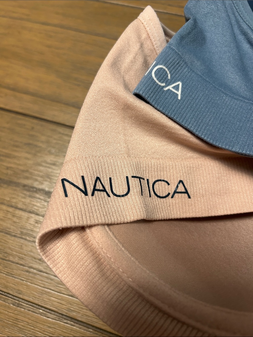 Nautica 3-Pack T-shirt Bras in Blush, Grey and Slate Blue - Picture 7 of 8